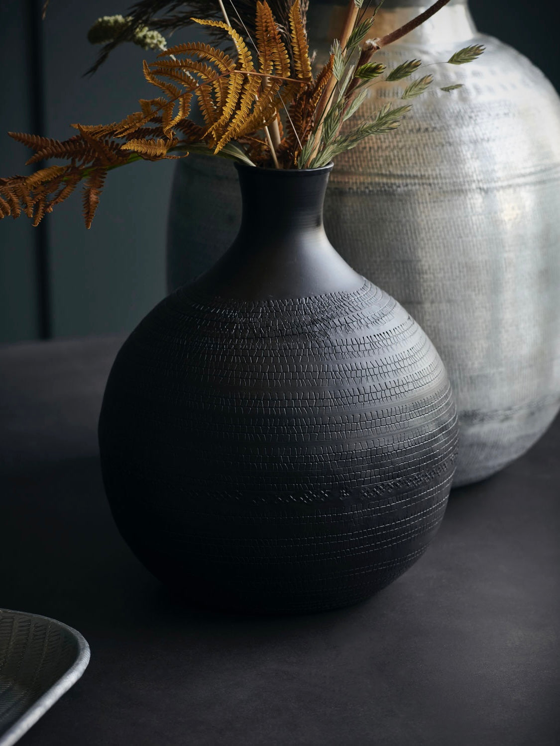 Vase HDReena braun, in zwei Größen