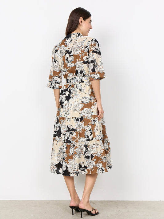 Kleid SC-Faldine 2 black print