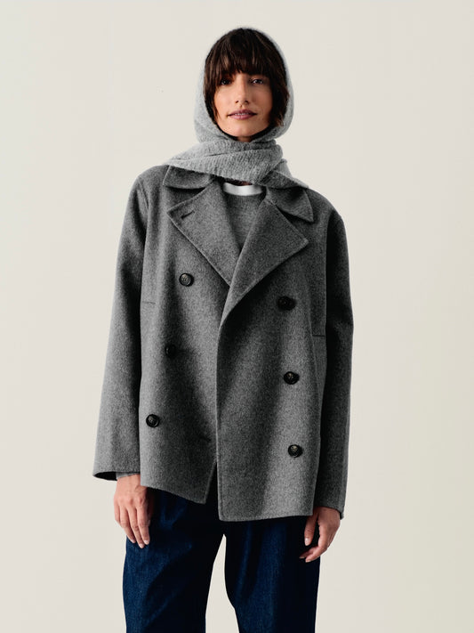 Cabanjacke Celene PW medium grey melange
