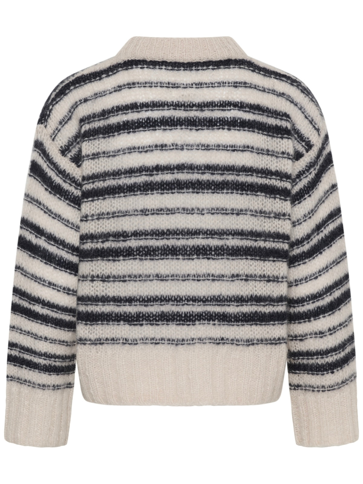 Mohairpullover Sille PW navy/whitecap gray stripe