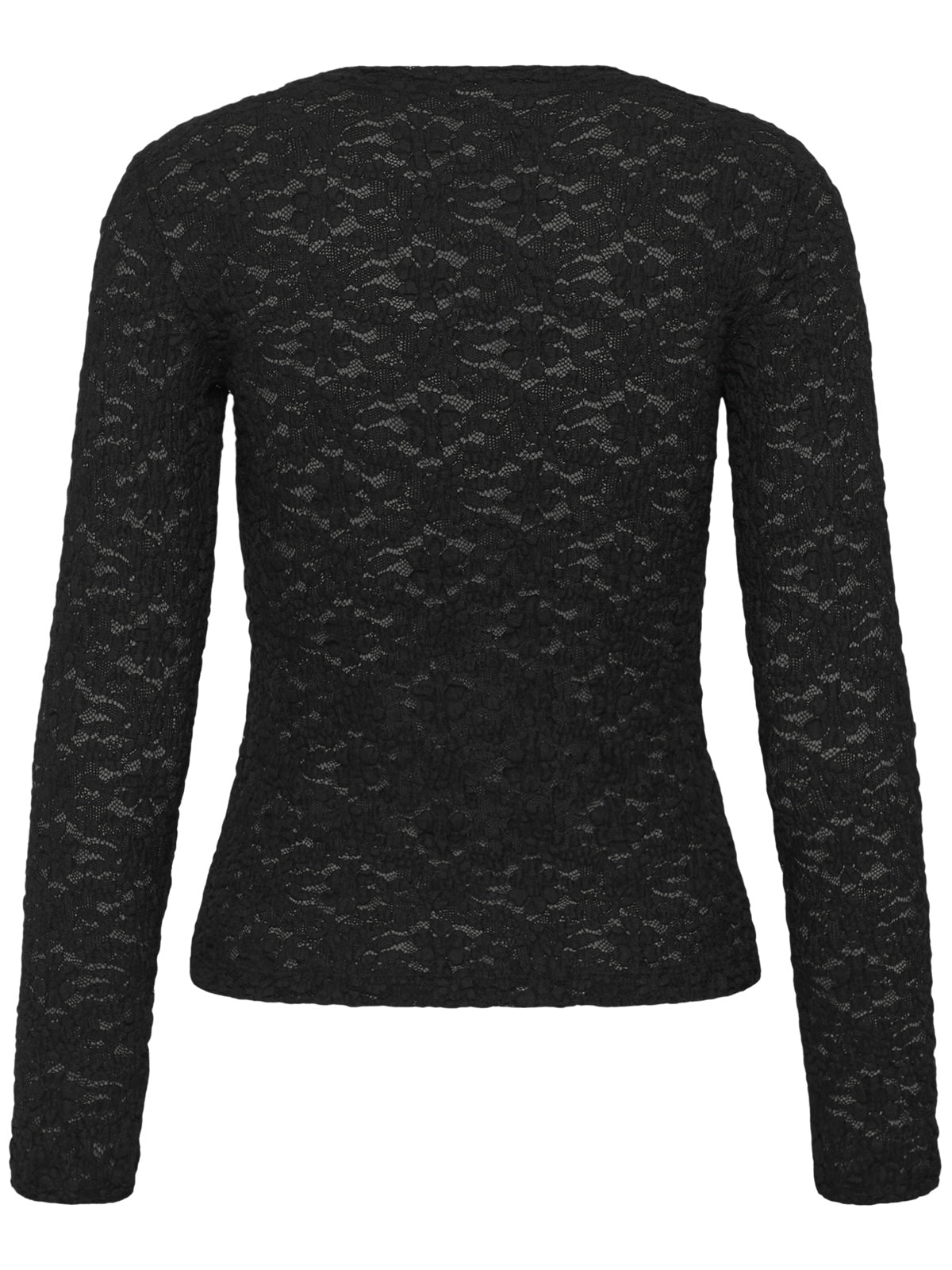 Spitzenshirt Venetia PW black