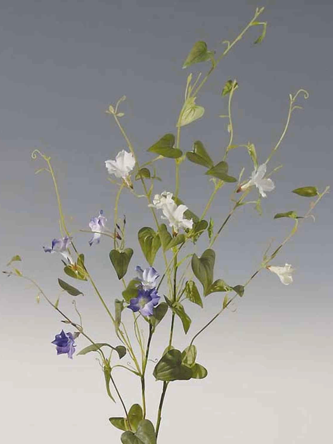 Kunstzweig Petunien JADEN violett/blau 90cm