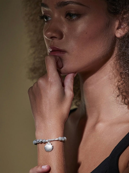 Armband Kaia grau/silber