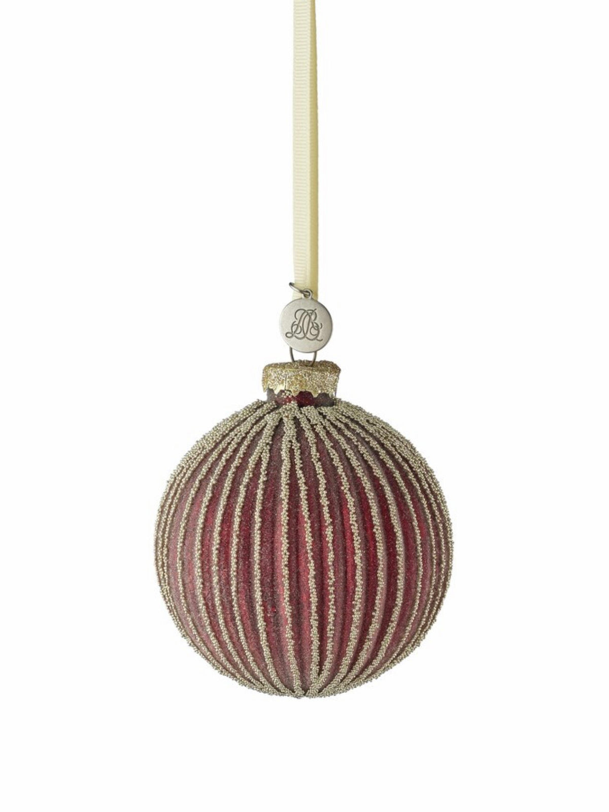 Weihnachtskugel Norille dark red
