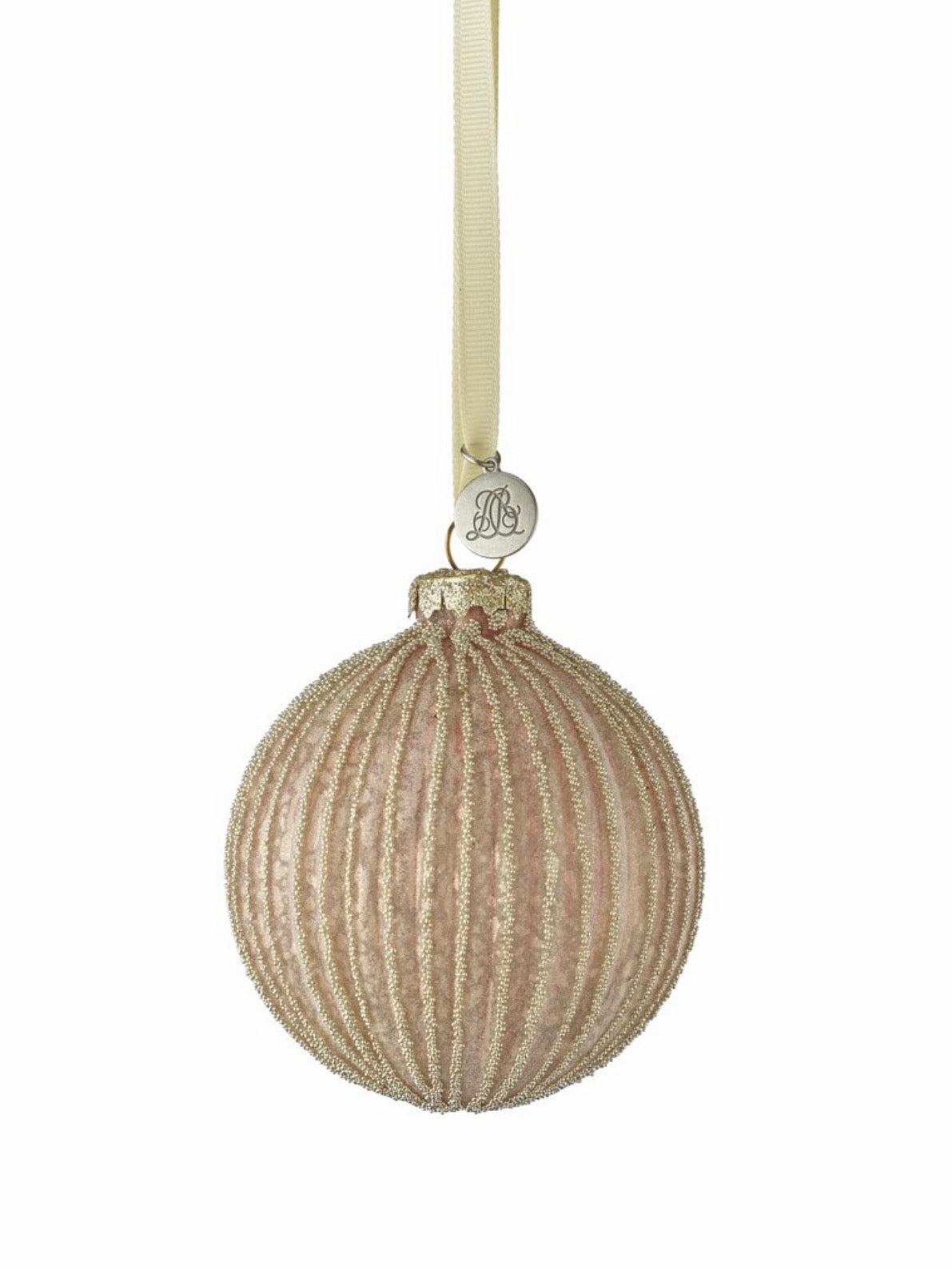 Weihnachtskugel Norille pale rose