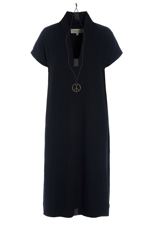 Jersey Kleid V-NECK 98068, in 2 Farben