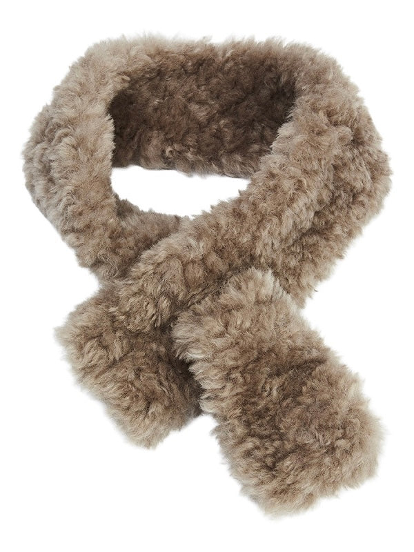 Webpelzschal Ester beige