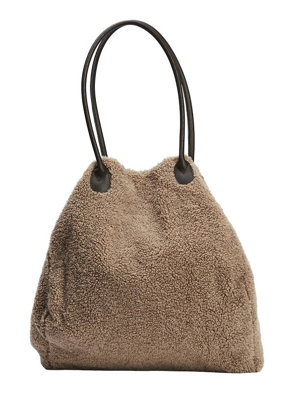 Schultertasche Jonna beige