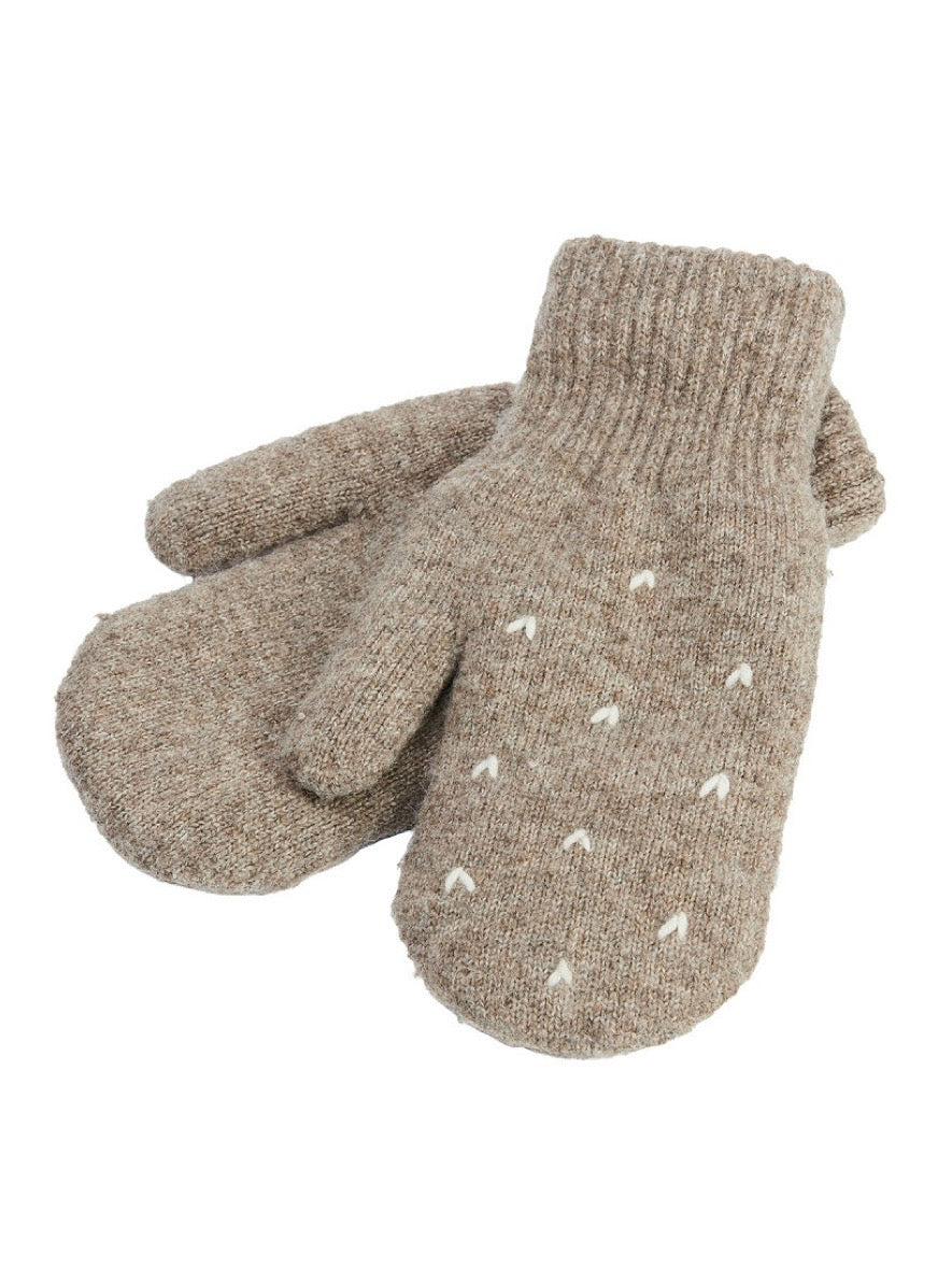 Strickhandschuhe Evelina beige