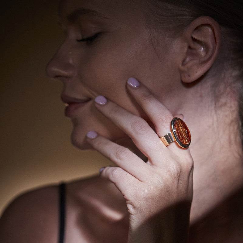 Ring Anja goldfarben, in 2 Farben