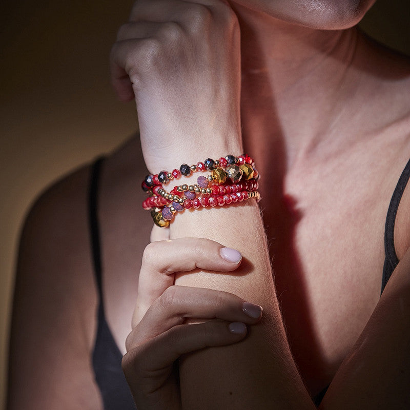 Armband Adriana red