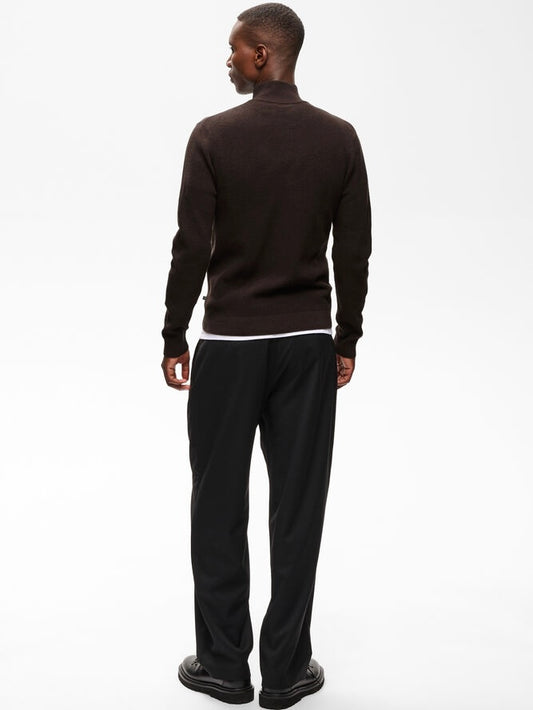 Herren Strickjacke MAlagoon ganache brown