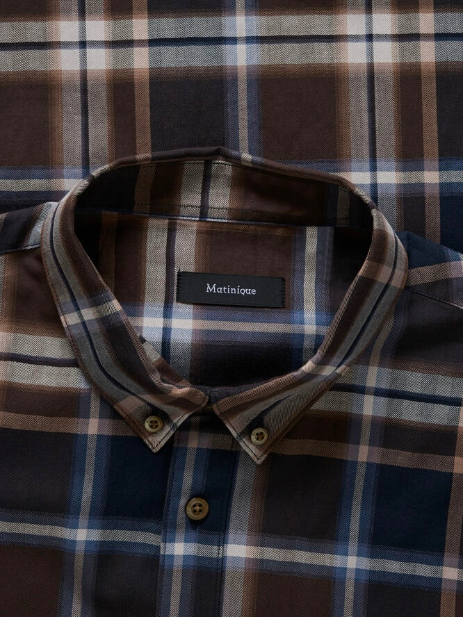 Herren Karohemd MAtrostol BD blue mirage