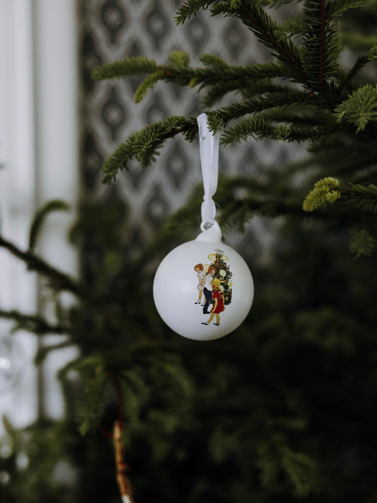 Weihnachtskugeln 3er Set Barnen i Bullerbyn, in 2 Ausführungen