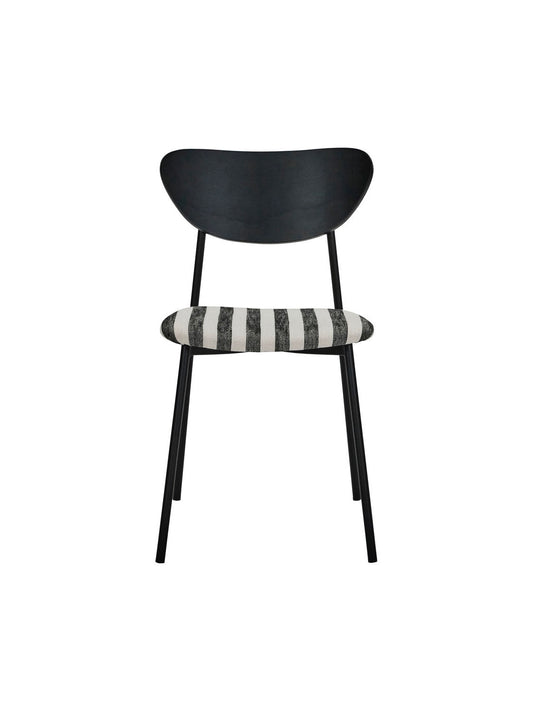 Stuhl HDMust schwarz/weiß gesteift