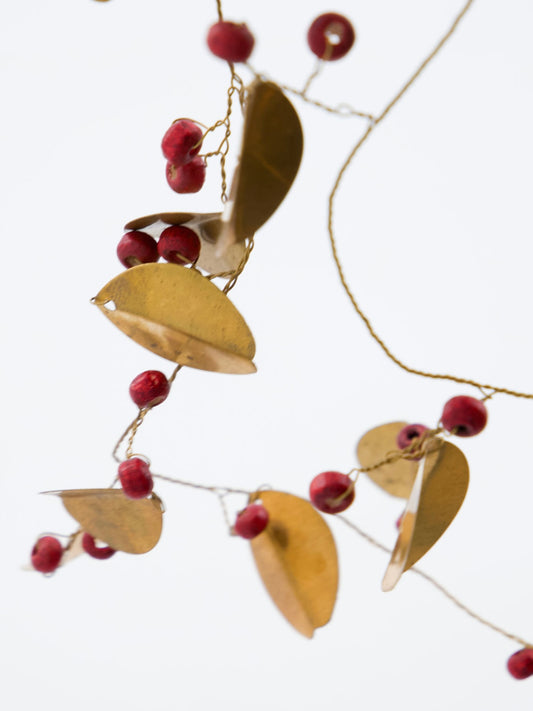 Girlande HDLeafi messing