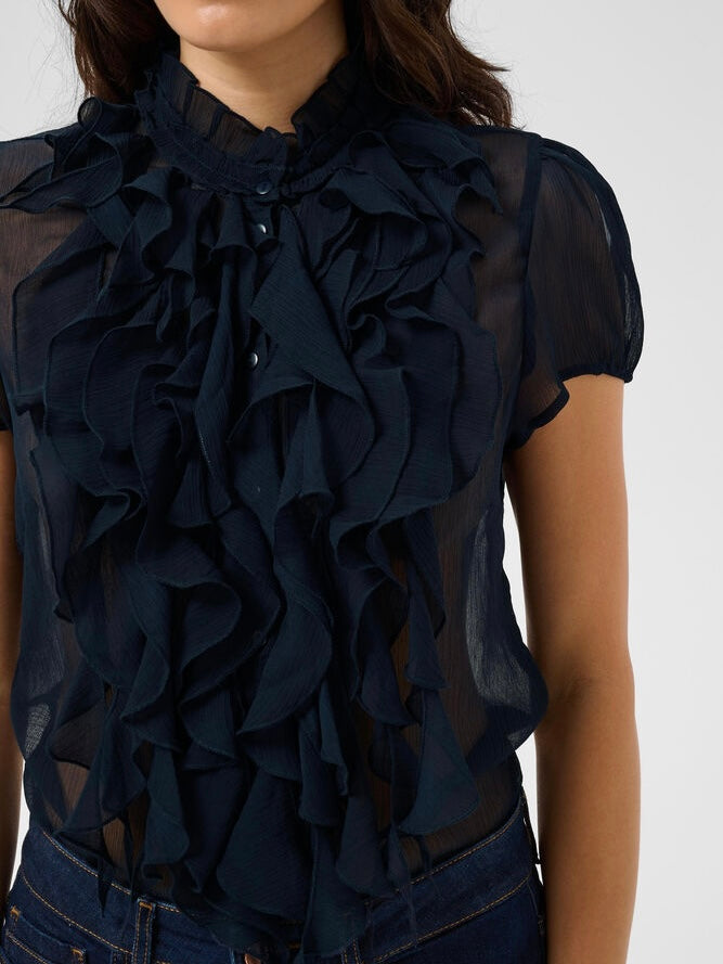 Bluse Lilja SZ Crinkle Night Sky