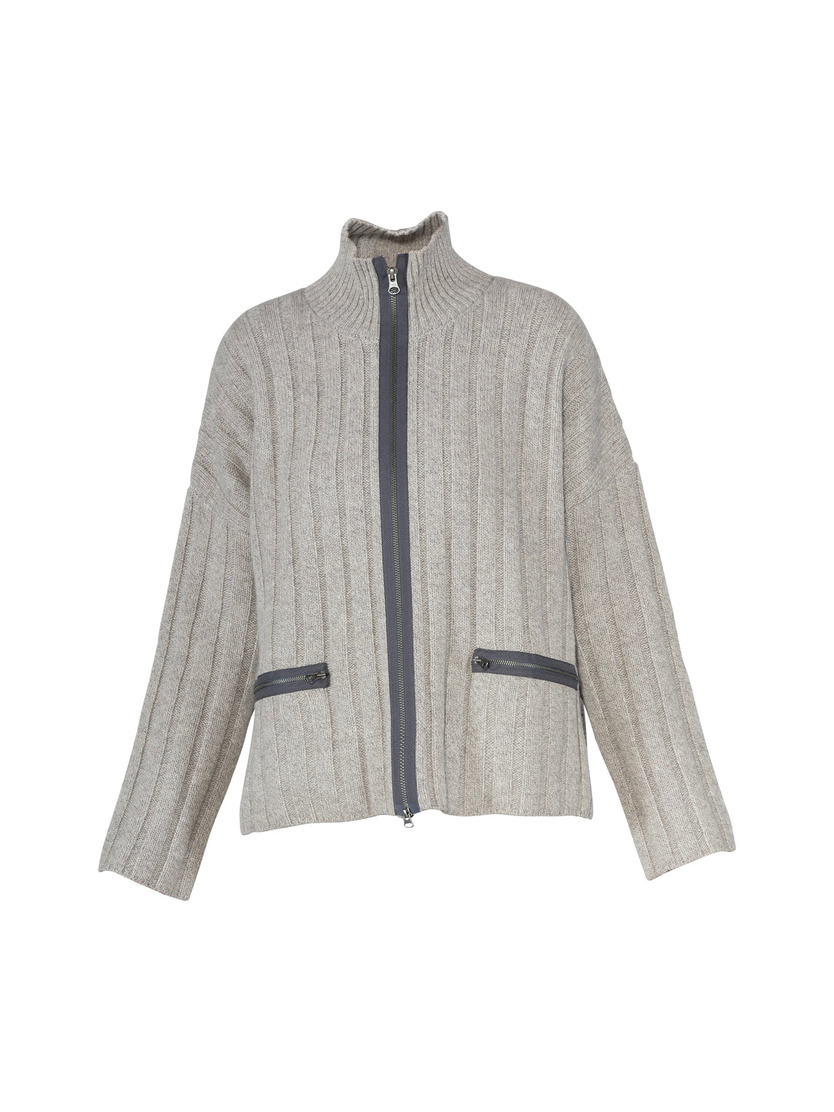 Strickjacke Melodi grey melange