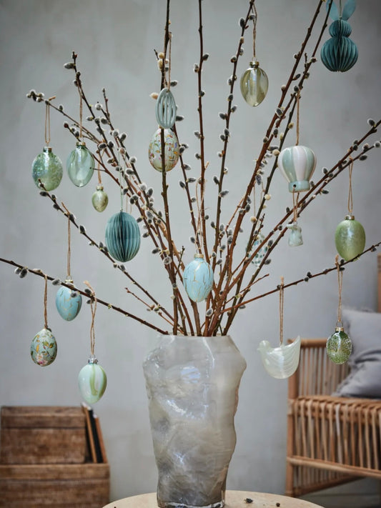 Deko Osteranhänger Deifilia Keramik hellrosa