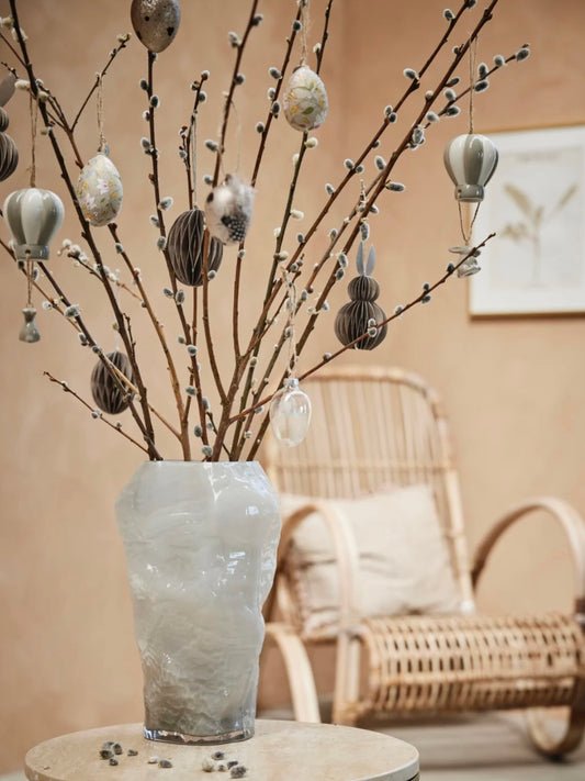 Deko Osteranhänger Deifilia Keramik taupe