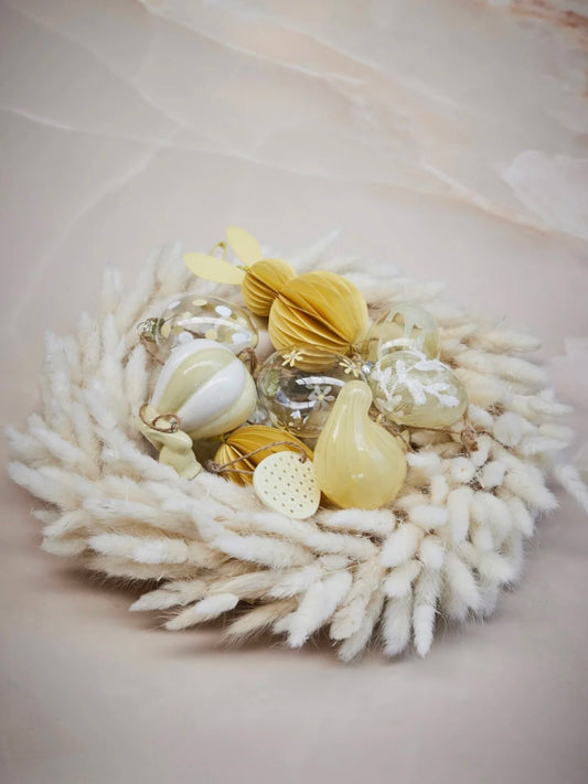 Deko Osterei Felicie gelb