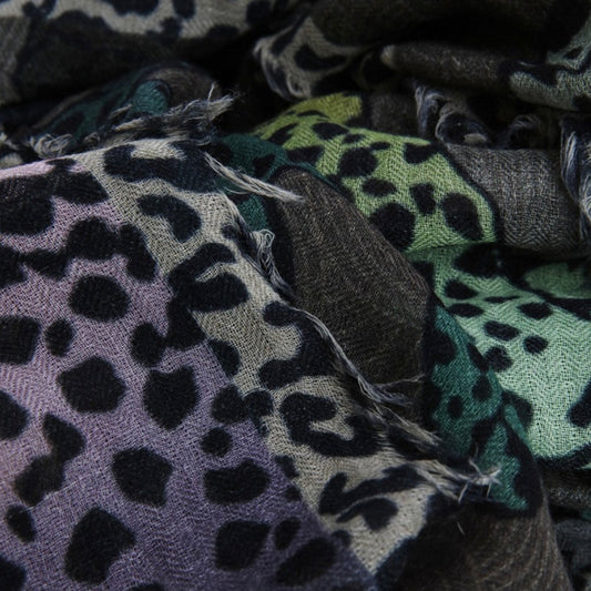 Wollschal Rae leo bunt