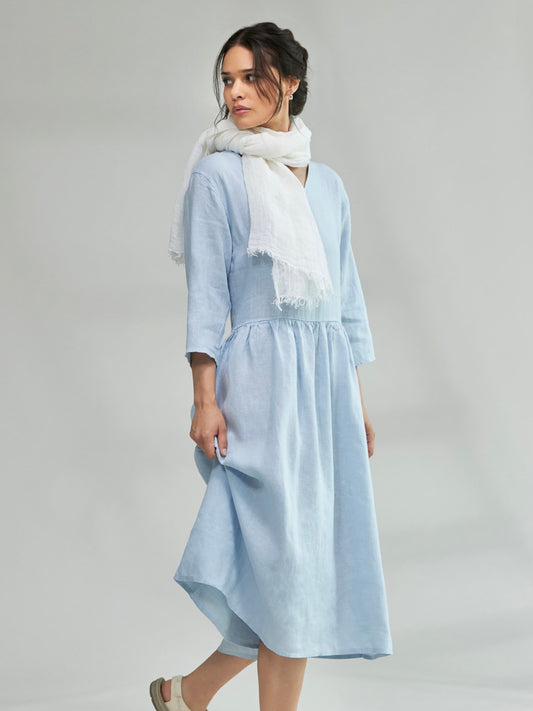 Leinenkleid Koko TT lang navy