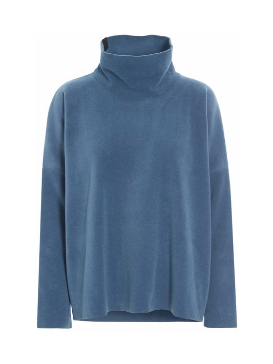 Fleece Sweater STAND-UP COLLAR 1364, in mehreren Farben