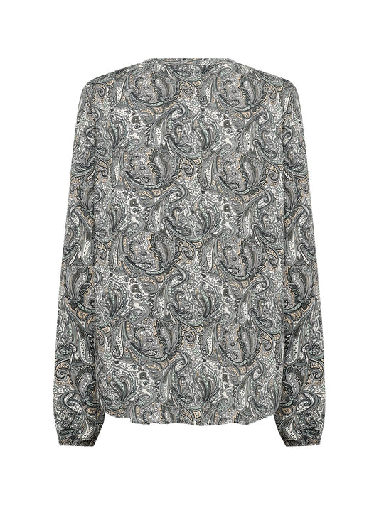 Blusenshirt SC-Odile 1 salbei gemustert