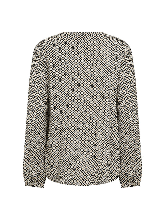 Blusenshirt SC-Pan 2 sand gemustert