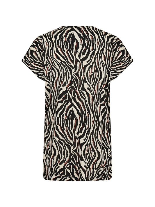 Shirt SC-Lenise 5 schwarz/sand gemustert