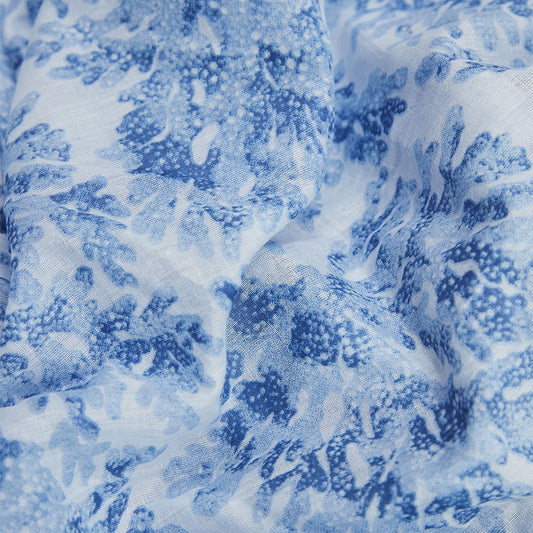 Modeschal Amber hellblau