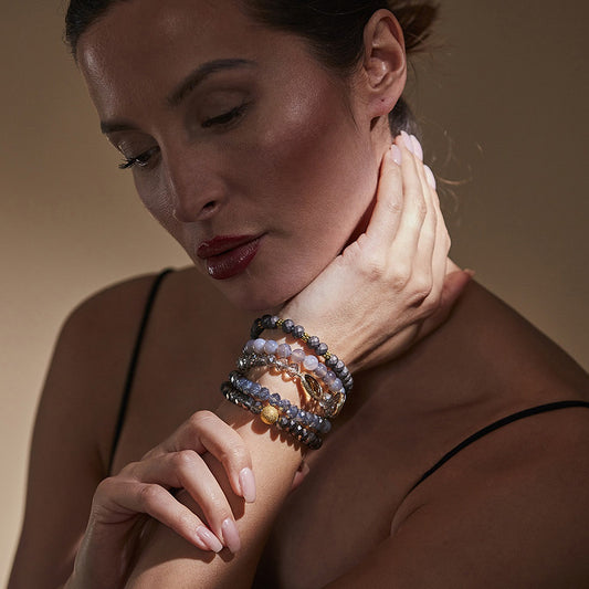 Armband Brianna grau