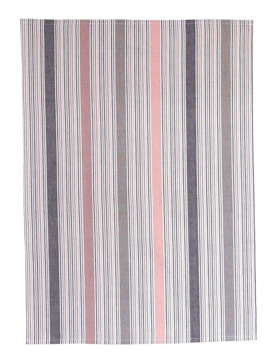 Geschirrtuch Streifen braun Mix