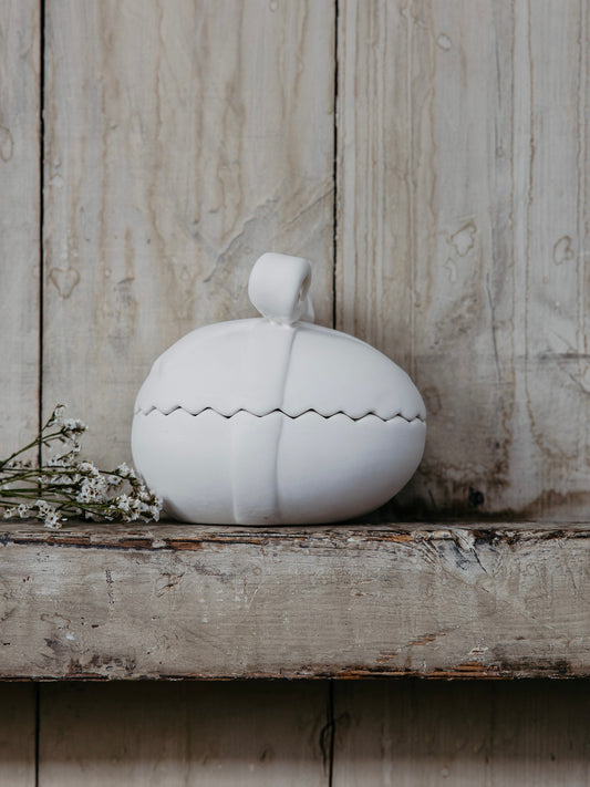 Osterschale Lundby weiß