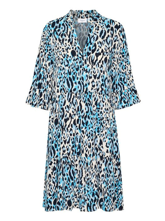 Kleid Eda SZ Blue Animal Print