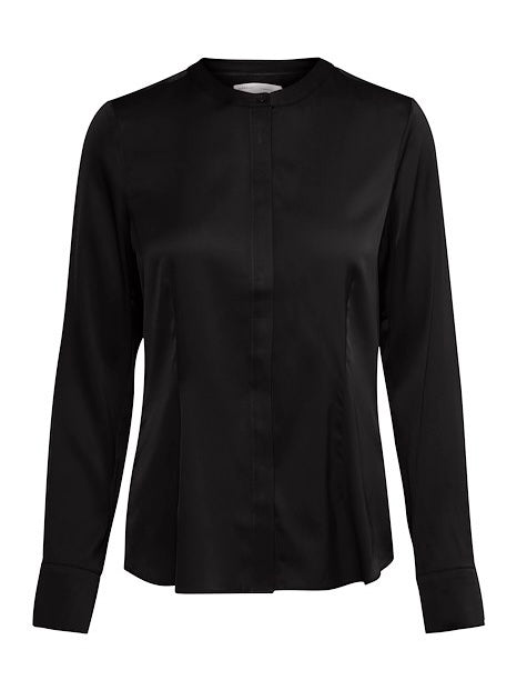 Seidenshirt Liko IW black