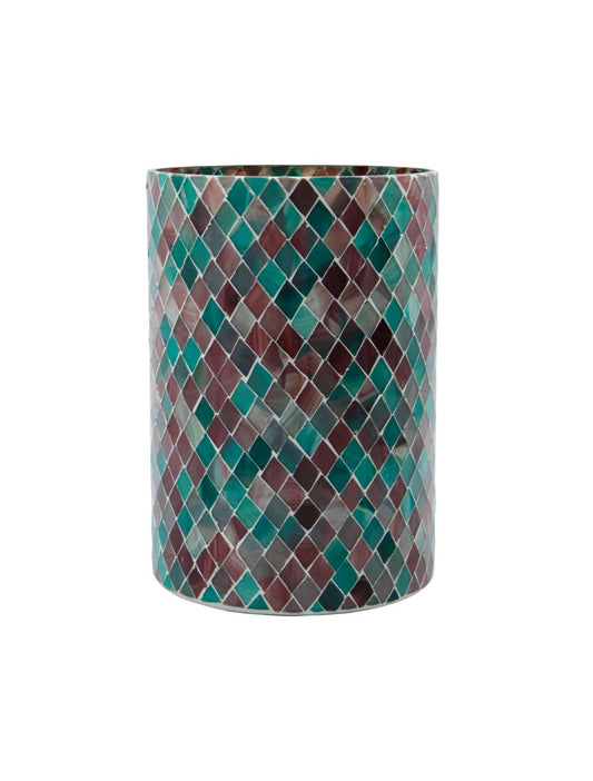 Teelichthalter HDTeela grün/braun, in zwei Größen