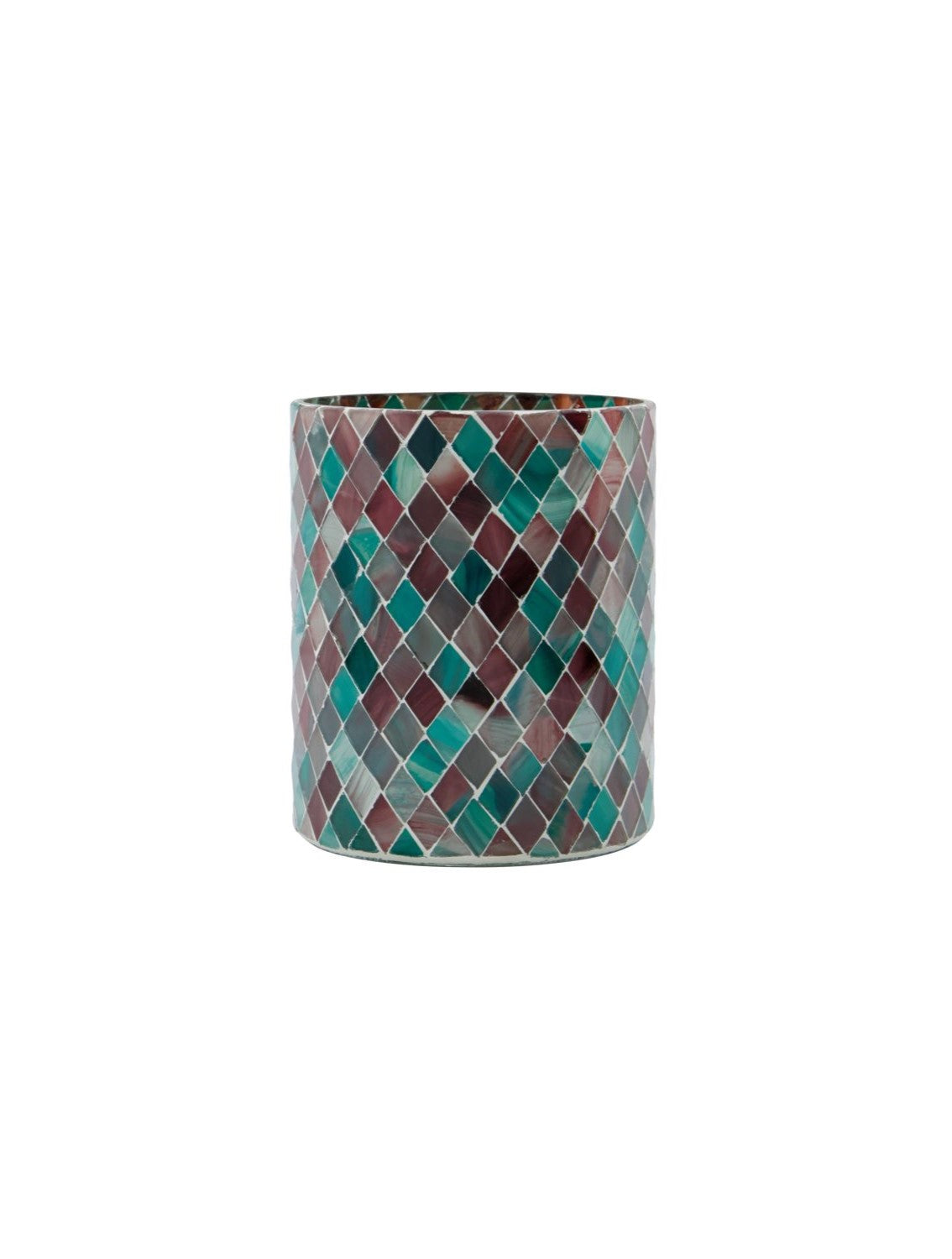 Teelichthalter HDTeela grün/braun, in zwei Größen