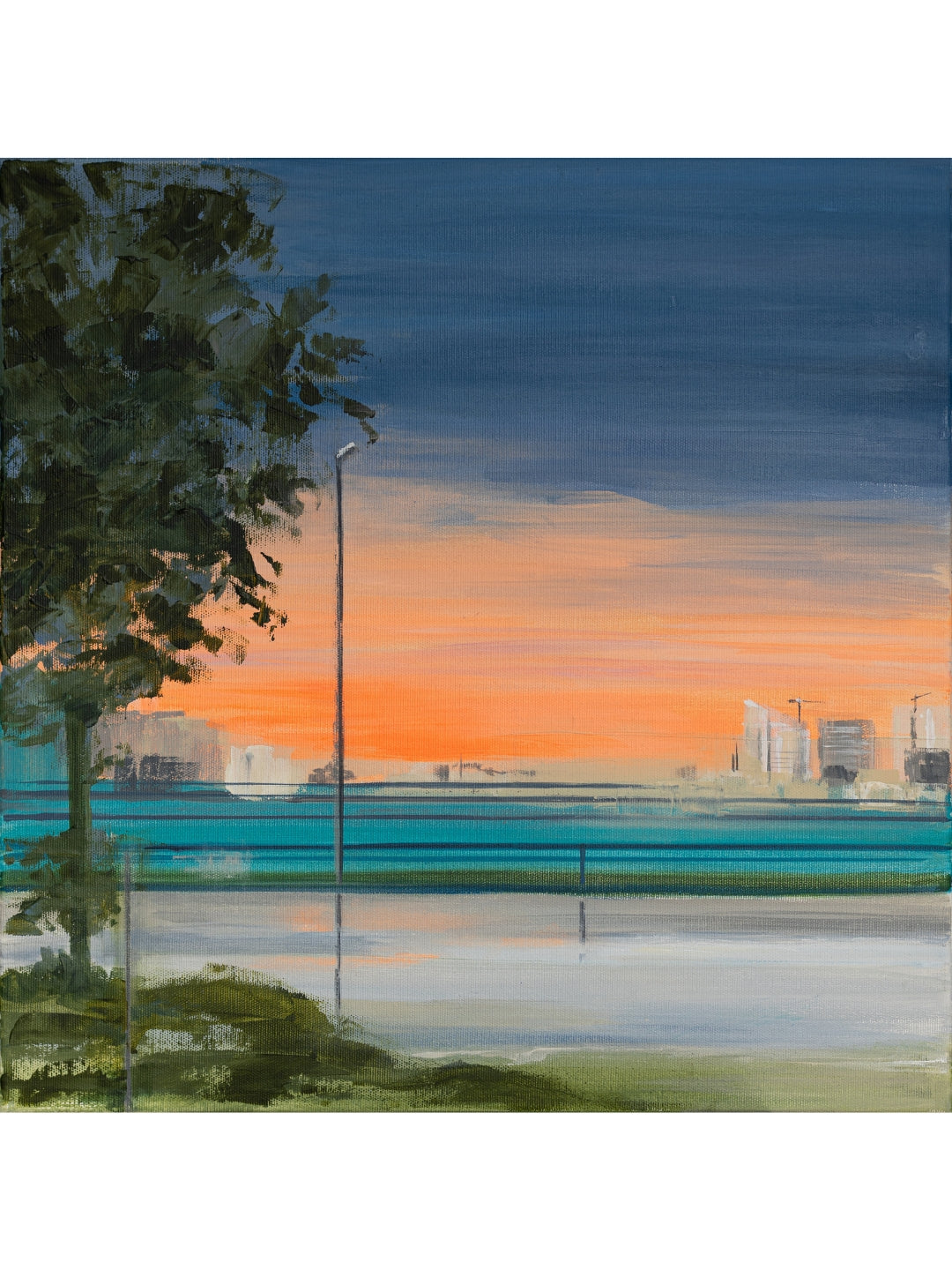 "Sunset HH-Altona" von Ute Bresch