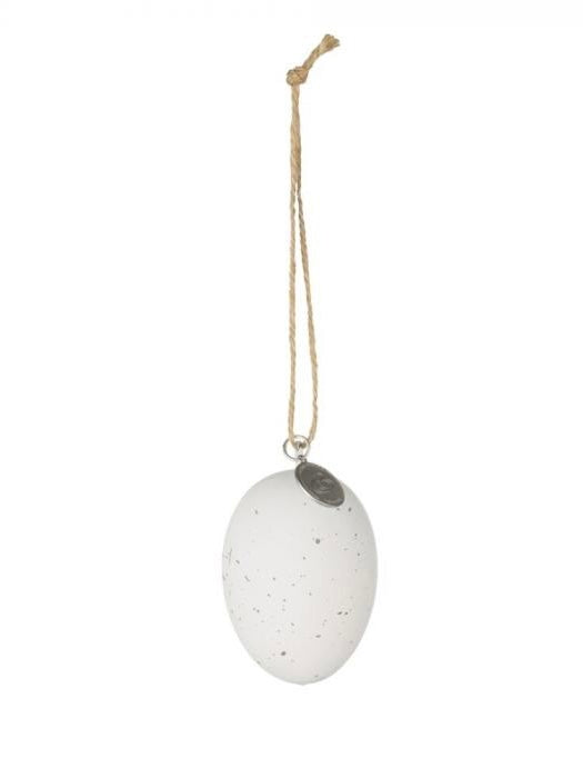 Deko Osteranhänger Sevinia weiß H5,5cm