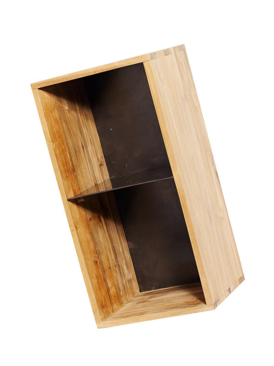 Bücherregal Teak/Eisen