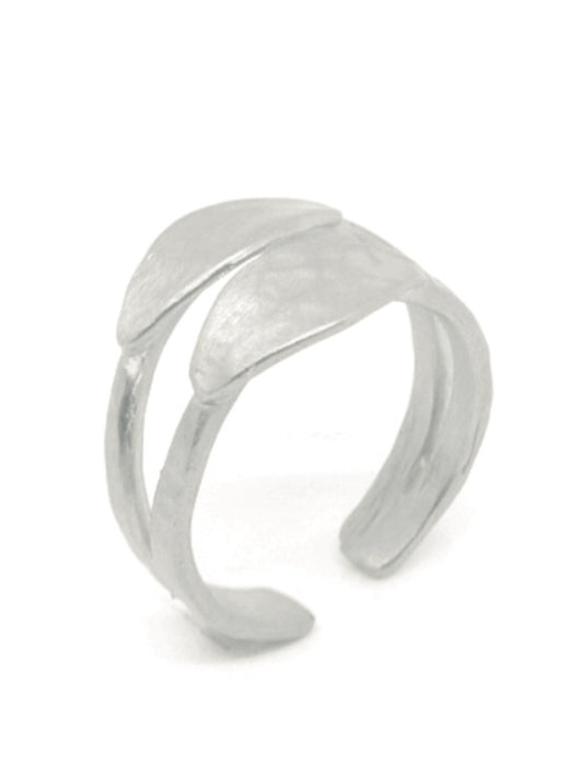 Ring Spring Moon Double, in silber und gold