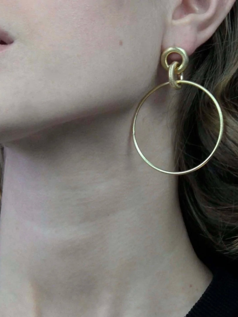 Ohrhänger Tula Statement Hoop, in 2 Farben