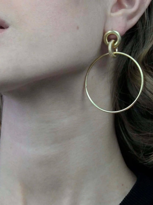 Ohrhänger Tula Statement Hoop, in 2 Farben