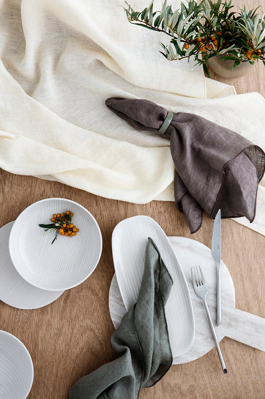 Leinenserviette Gracie crocodile