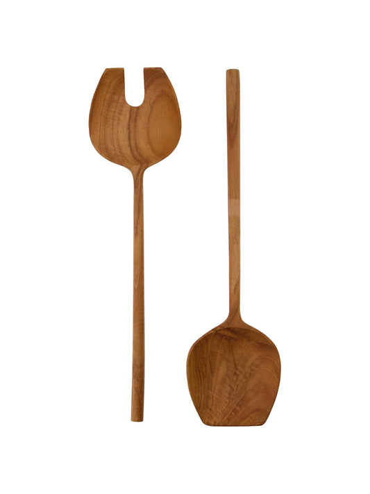 Salatbesteck Grabi natur