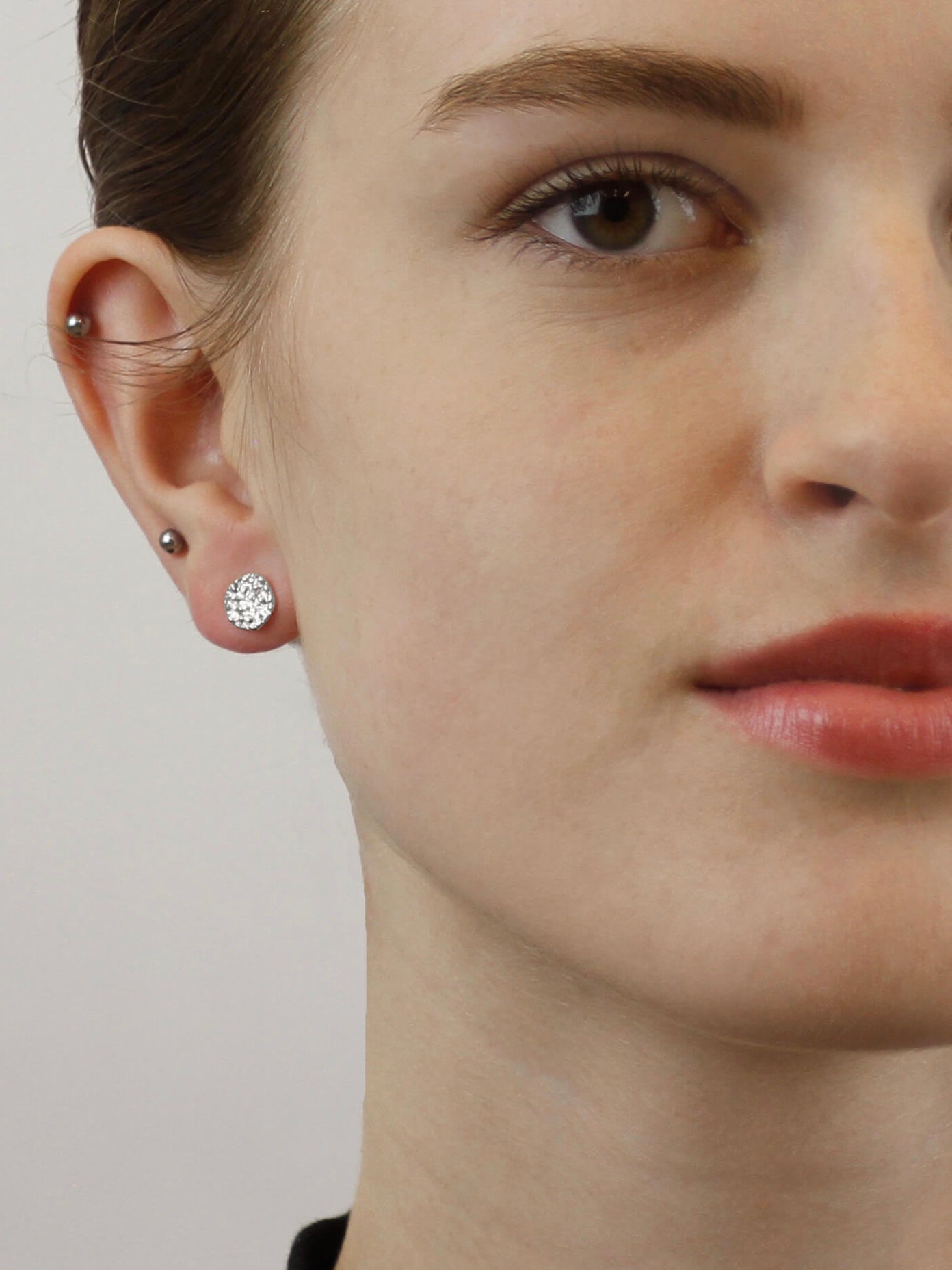 Ohrstecker Audrey Post crystallized silber