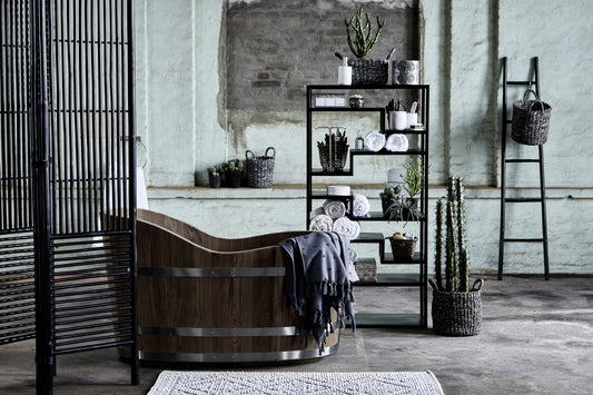 Eisenregal Depot, schwarz