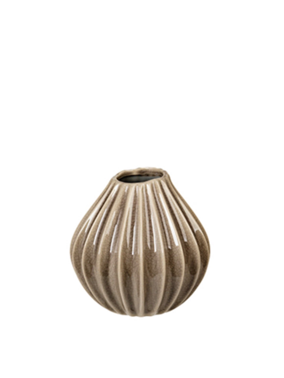 Vase Wide S rainy day (sand)